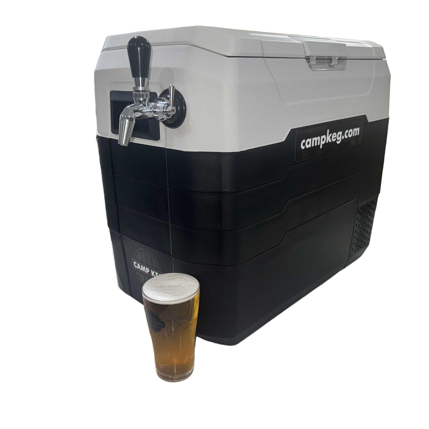 Camp Keg Limited Edition Pub Tap 12v/240v Portable Kegerator Fridge