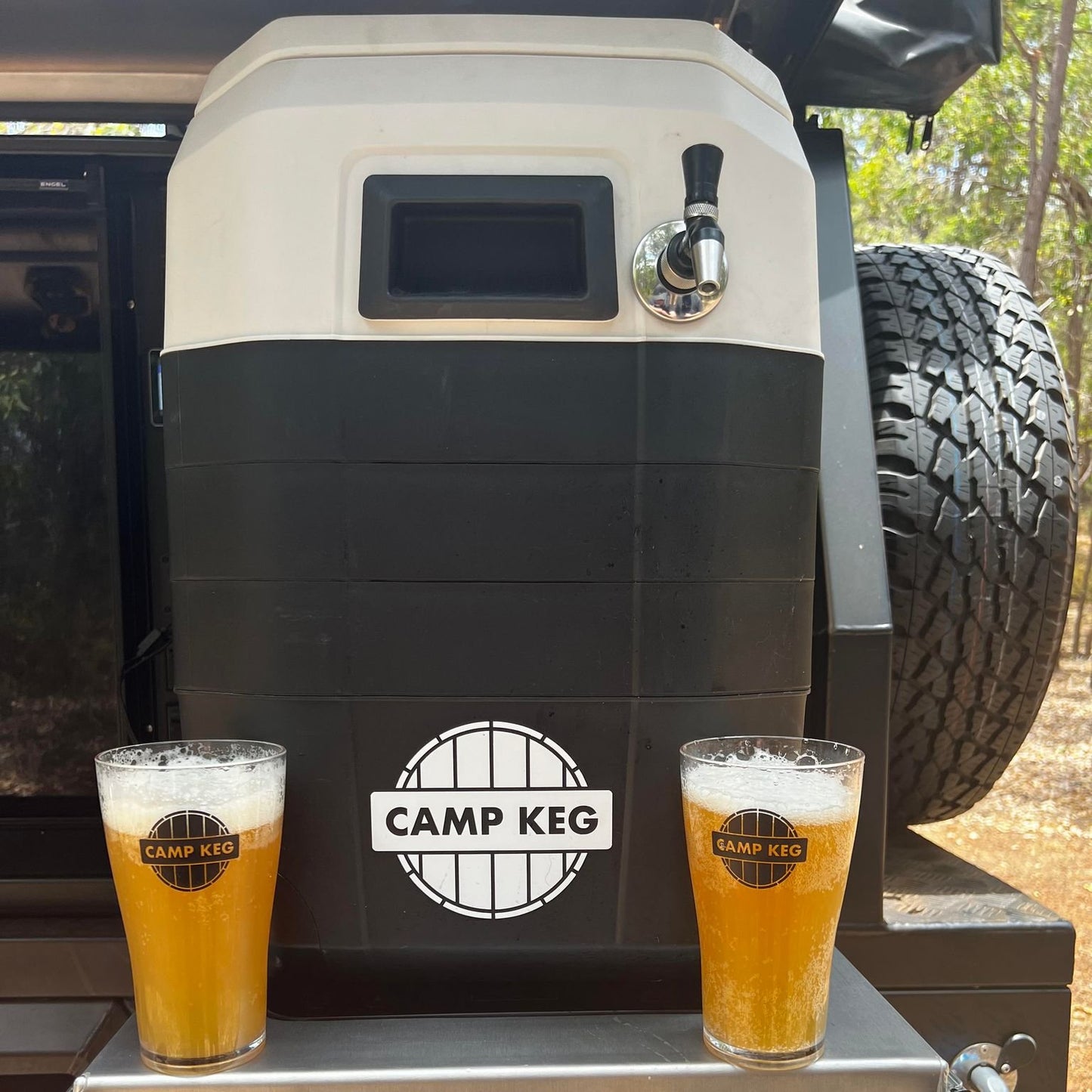 Camp Keg OG Mini Tap 12v/240v Portable Kegerator Fridge