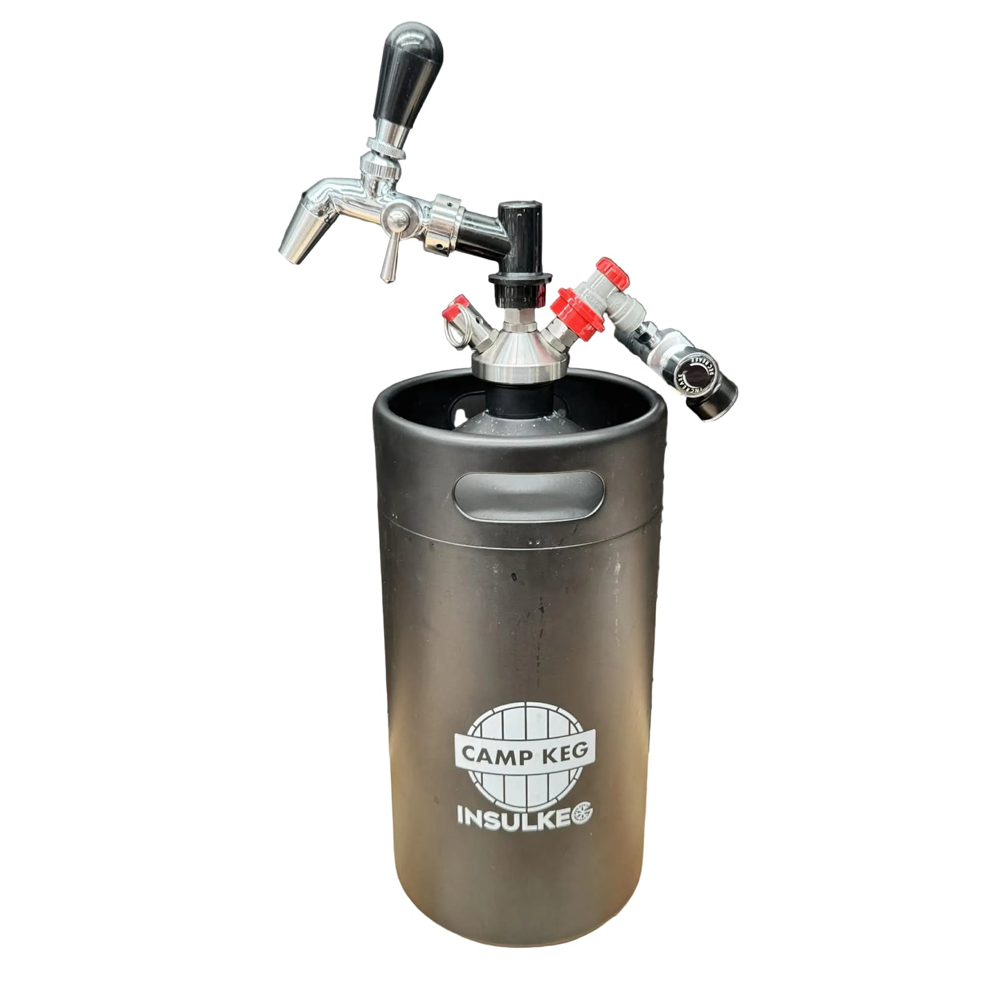 Ultimate Craft Brewer Mini Keg Upgrade with Flow Control Tap and Auto Pressurised Flow Stopper