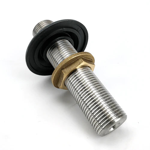 100mm 5/8 All Thread Shank (with Black Plastic Collar and 5/8 nut)