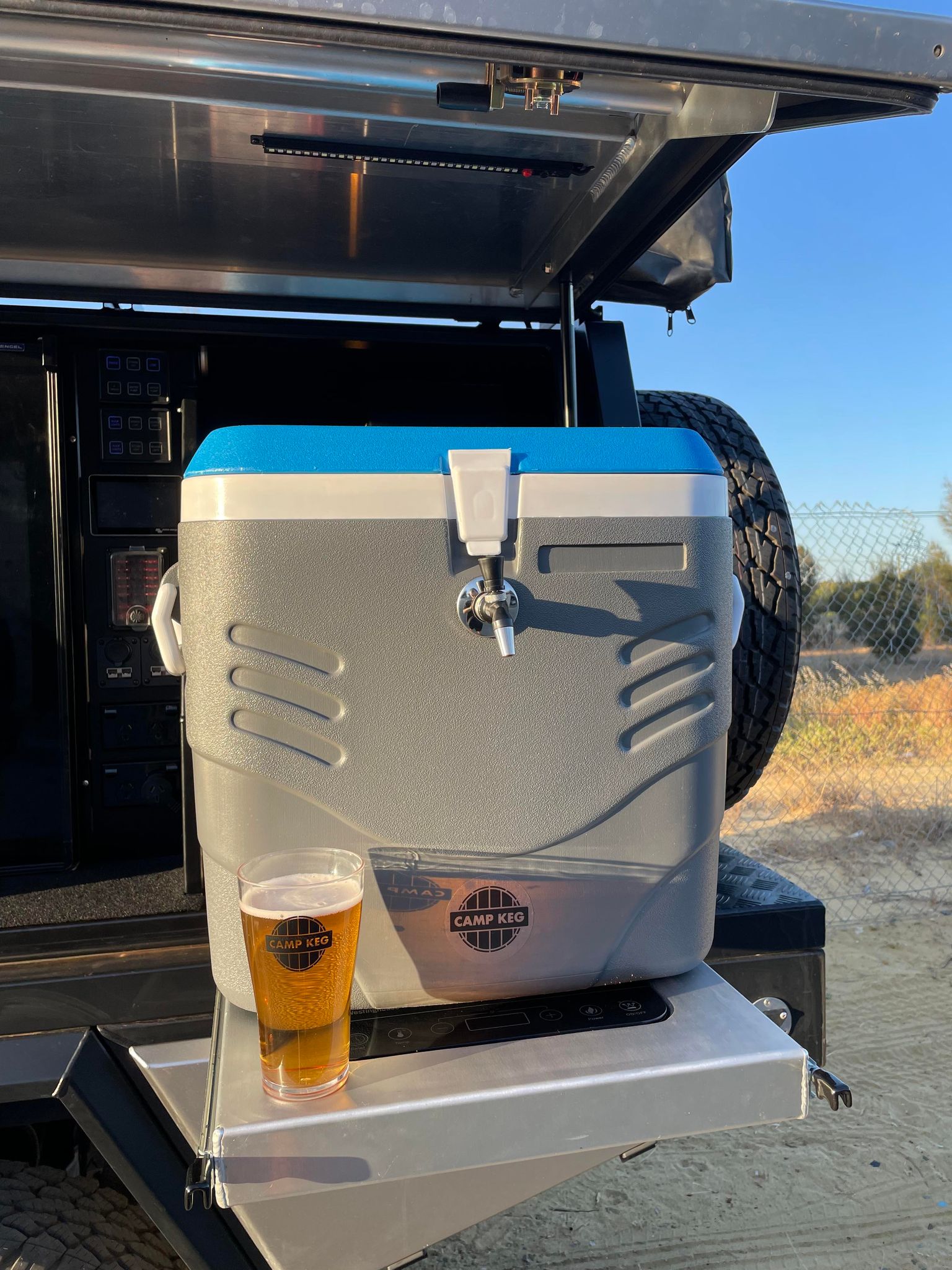 Camp Keg DIY Mini Tap Kegerator Kit Through Door/Side