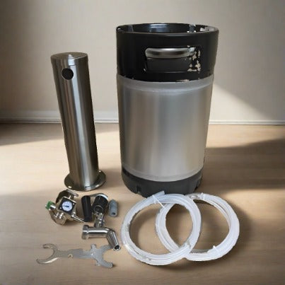 Luxe Keg Kegerator Bar Fridge Kit - Single Tap