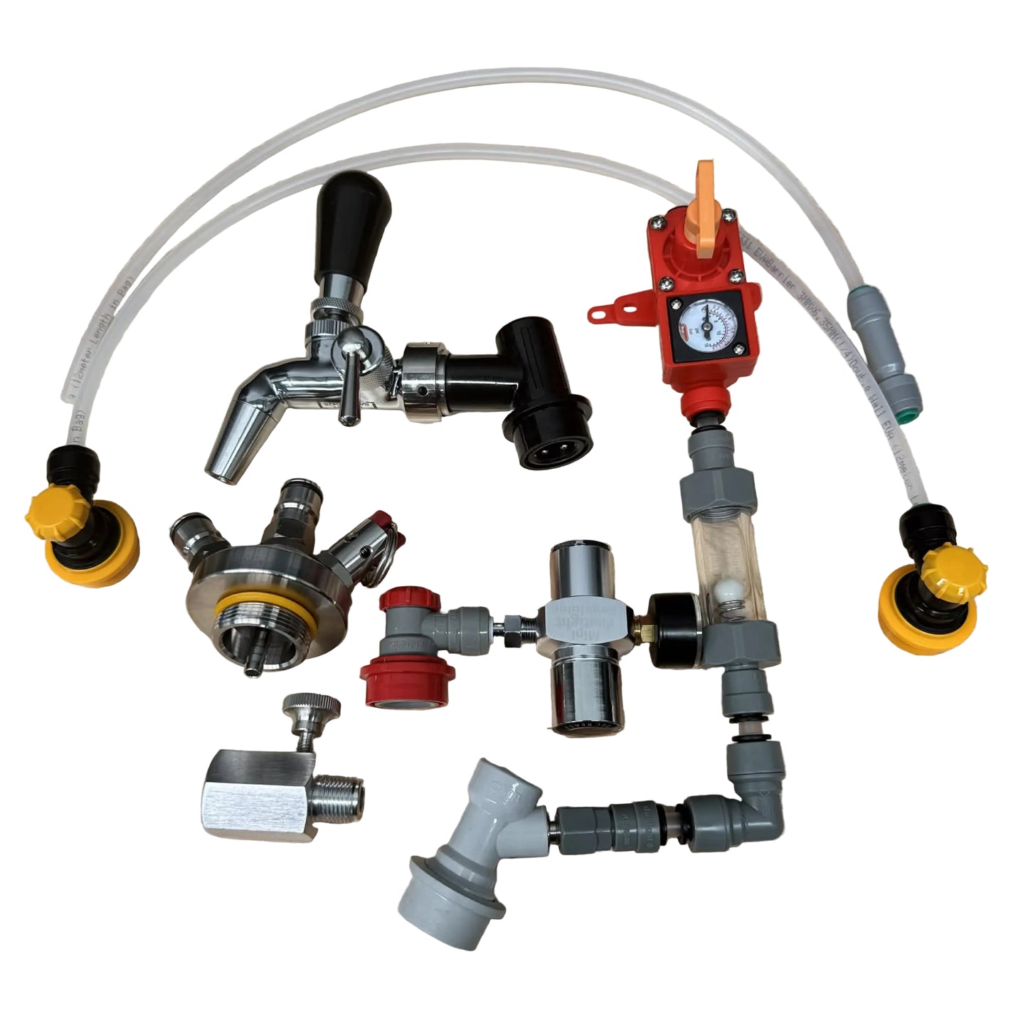 Ultimate Craft Brewer Mini Keg Upgrade with Flow Control Tap and Auto Pressurised Flow Stopper