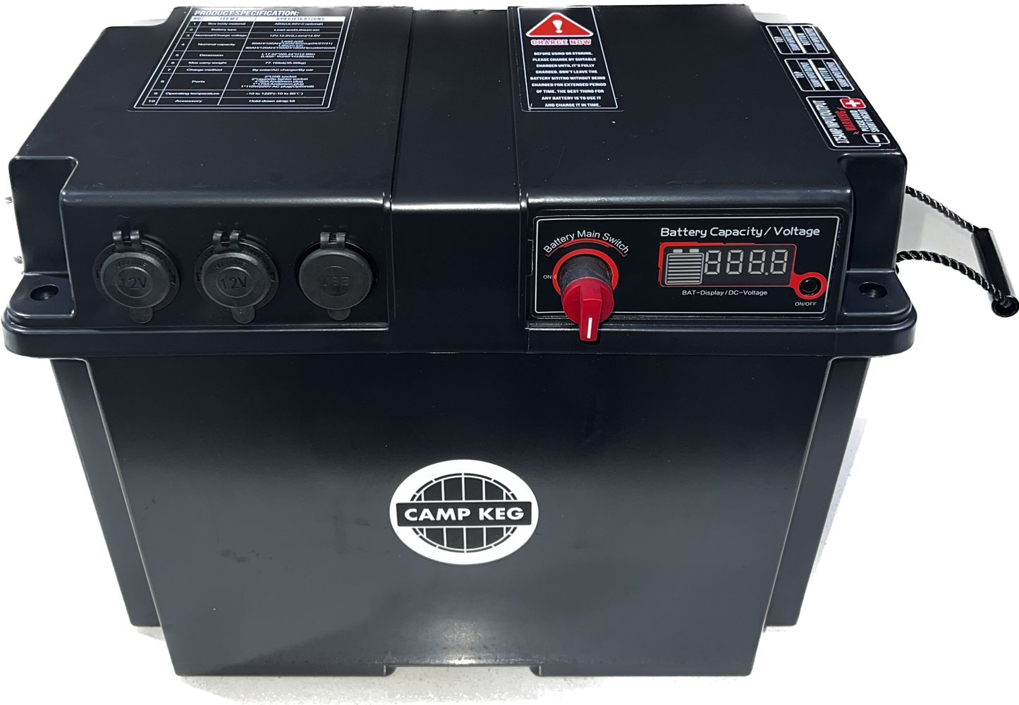 Surge+ 100AH 12V LiFePo4 Lithium Power Box - New Cells
