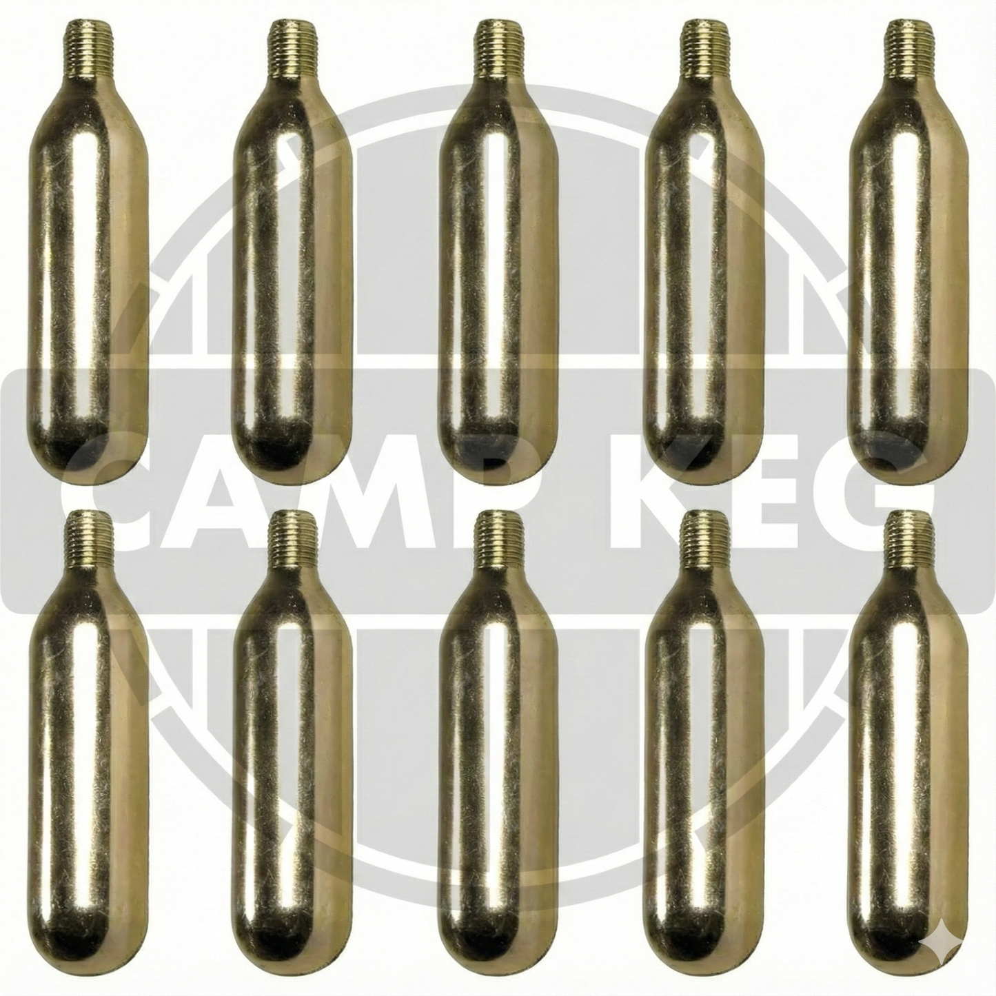 CO2 Mini Bulbs 16g threaded cartridge pack of 10