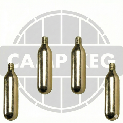 CO2 Mini Bulbs 16g threaded cartridge pack of 4