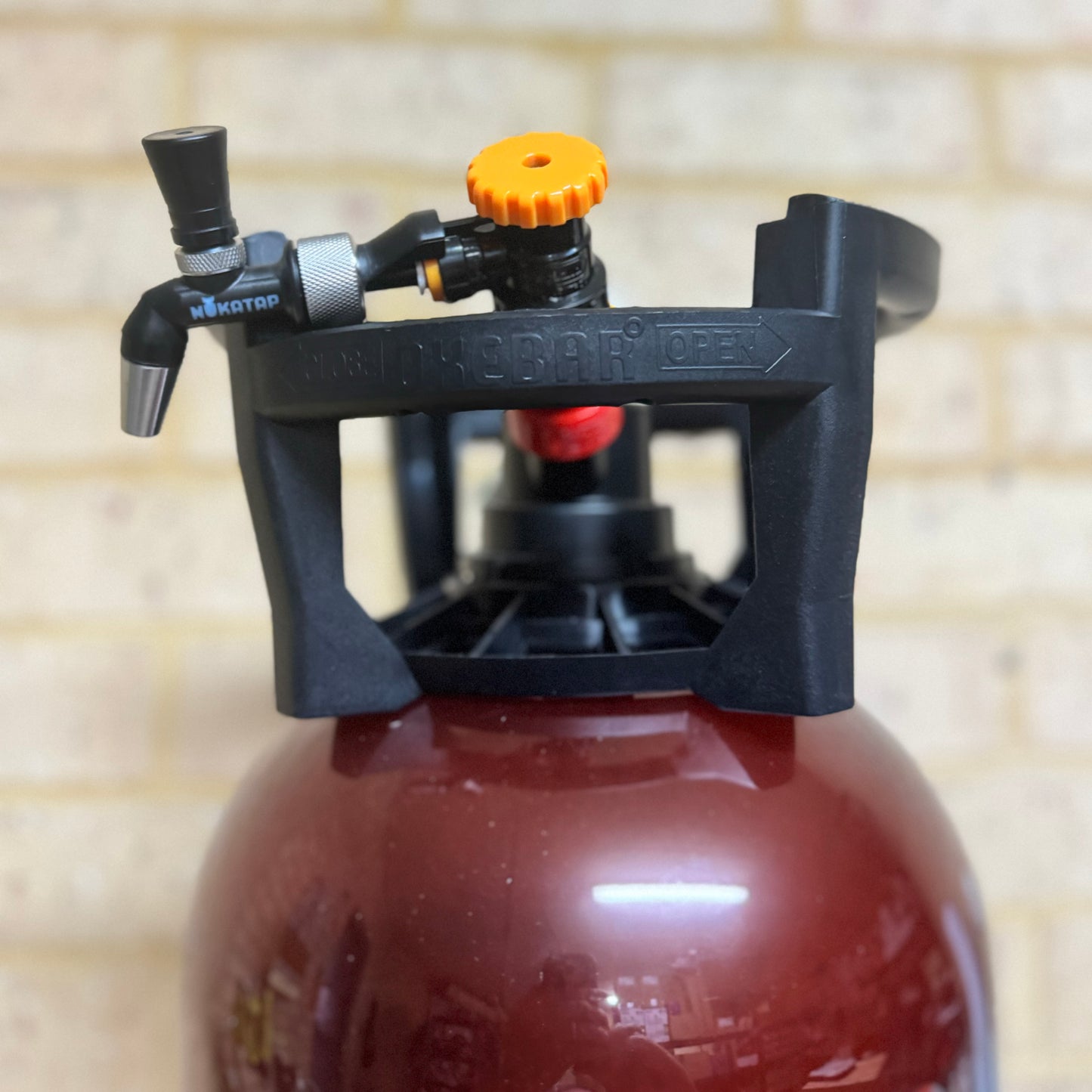 Camp Keg Budget Pluto Kit with Gas and Black Lightshield Line