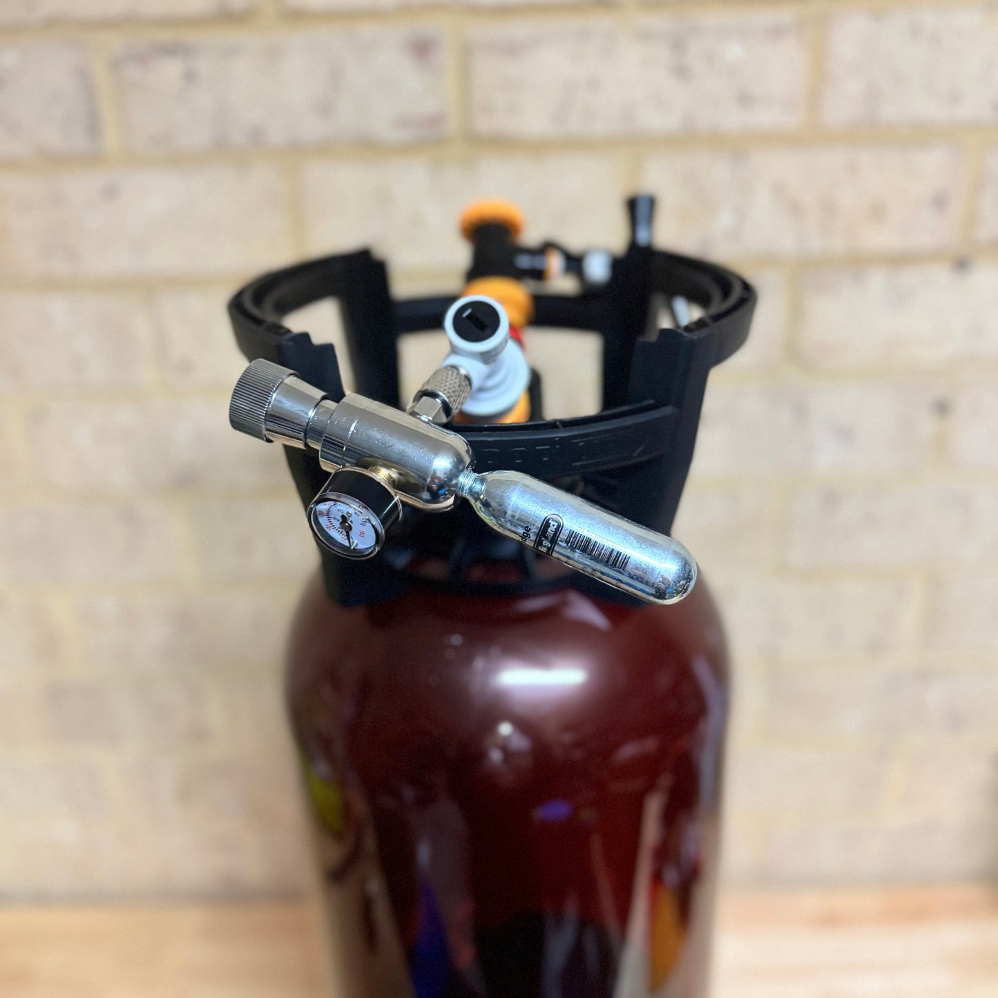 Camp Keg Budget Pluto Kit with Gas and Black Lightshield Line