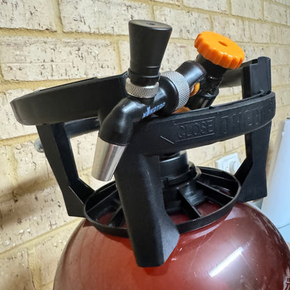 Camp Keg Budget Pluto Kit with Gas and Black Lightshield Line