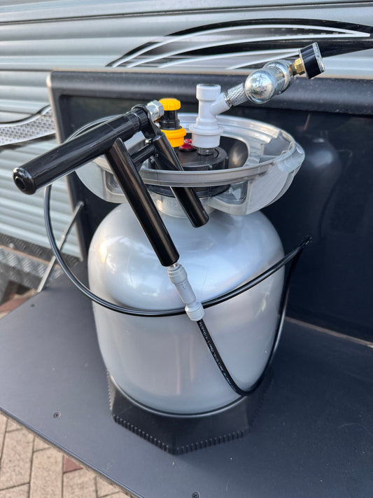Camp Keg Budget Pluto Kit with Gas and Black Lightshield Line