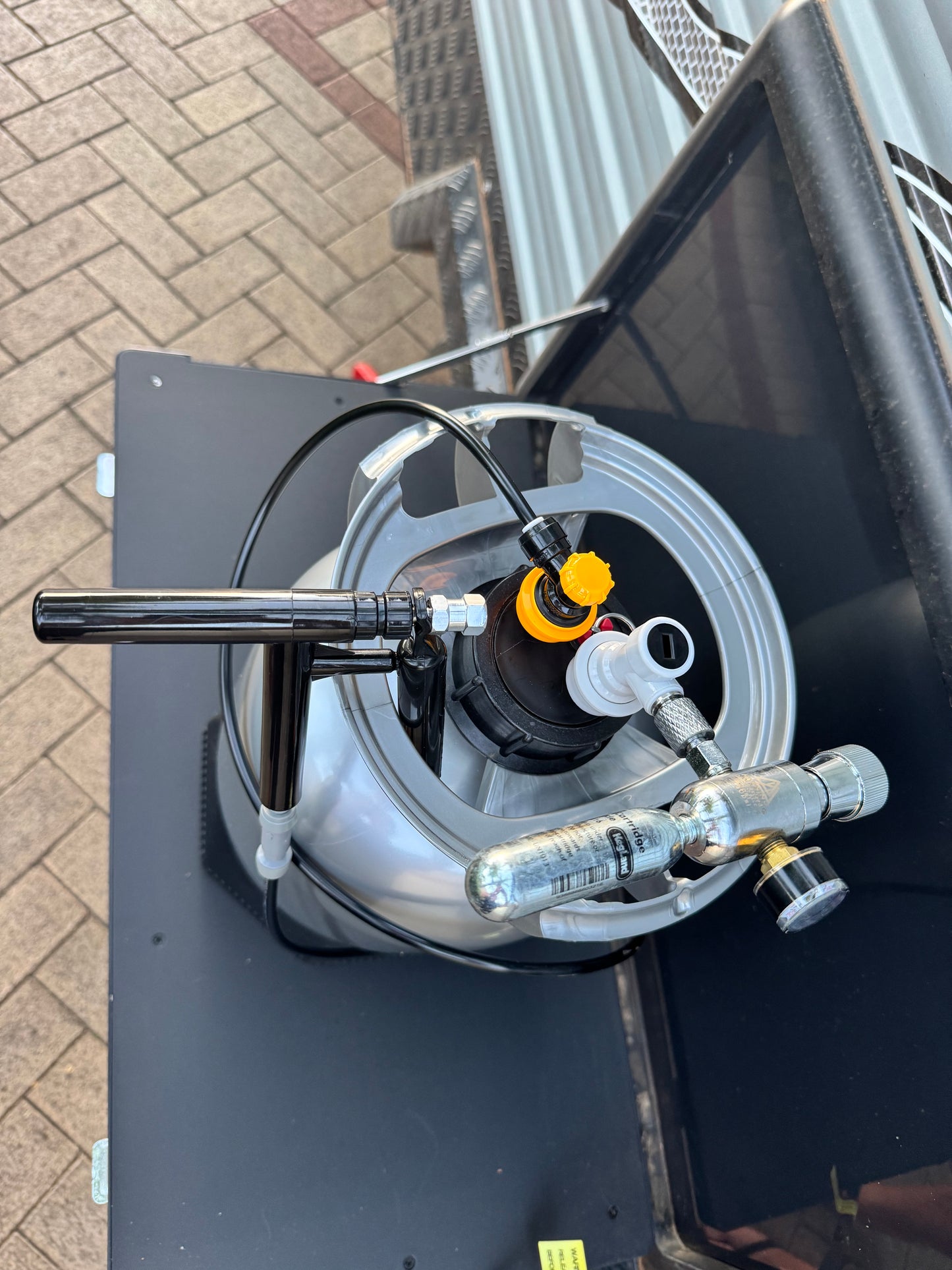 Camp Keg Budget Pluto Kit with Gas and Black Lightshield Line