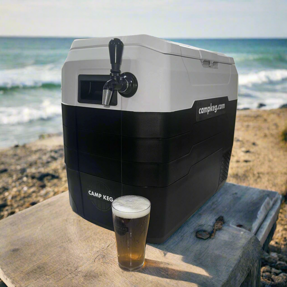 Camp Keg Limited Edition Pub Tap 12v/240v Portable Kegerator Fridge